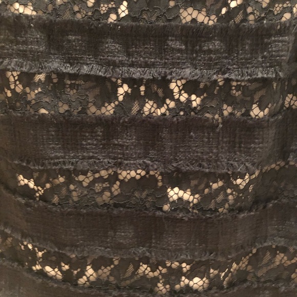 NWT J. Crew lace front tank with nude lining - Picture 5 of 7